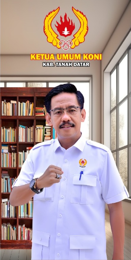 Ketua KONI Tanahdatar Novitra Kemala. (chandra antoni)